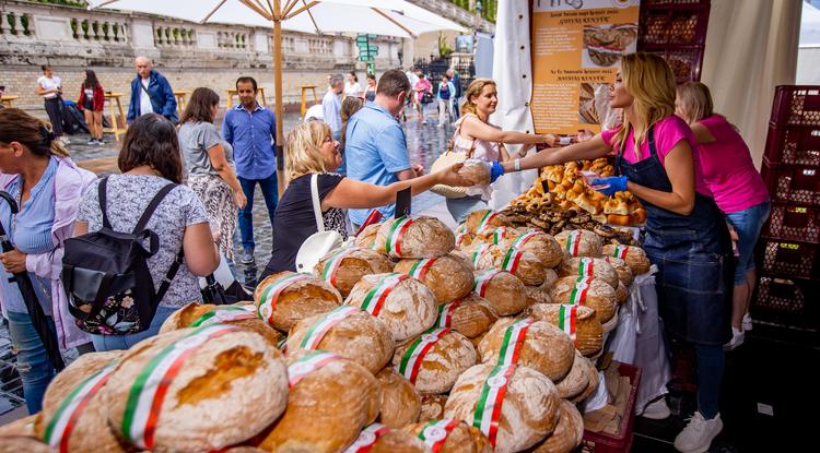 Képünk illusztráció: kenyérvásárlók augusztus 20-án