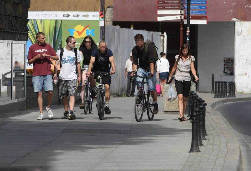 Wrocławscy rowerzyści łamią prawo