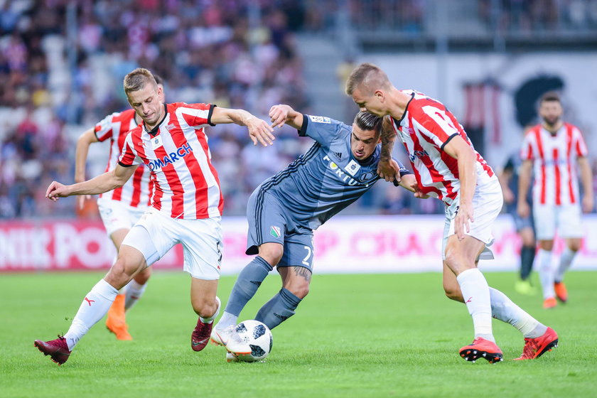 Pilka nozna. Ekstraklasa. Cracovia Krakow - Legia Warszawa. 02.09.2018