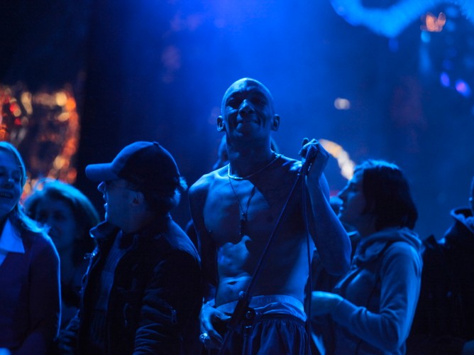 Tricky wśród fanów, których zaprosił na scenę