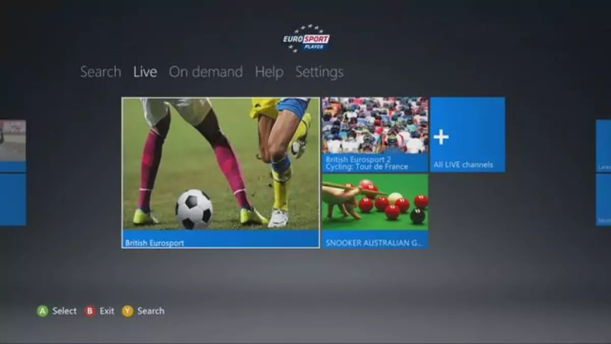 Xbox Live na sportowo dzięki Eurosport Player