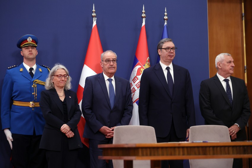 Poseta predsednika Švajcarske Konfederacije Gi Parmelana 
