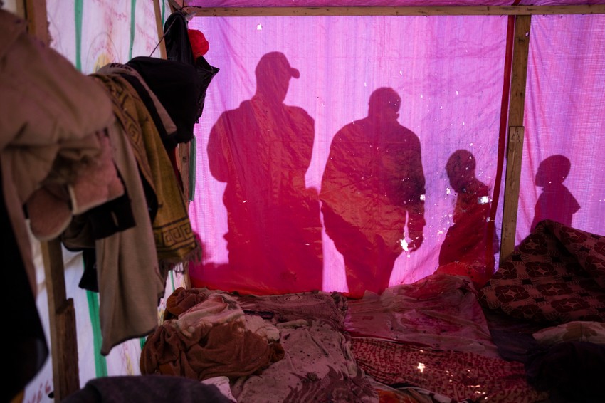 Palestinci u šatorima u Rafi