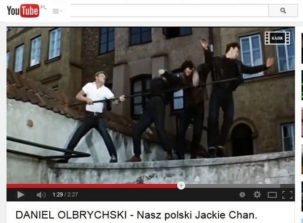 Pięciu zbirów i on sam. Olbrychski niczym polski Bruce Lee [WIDEO]