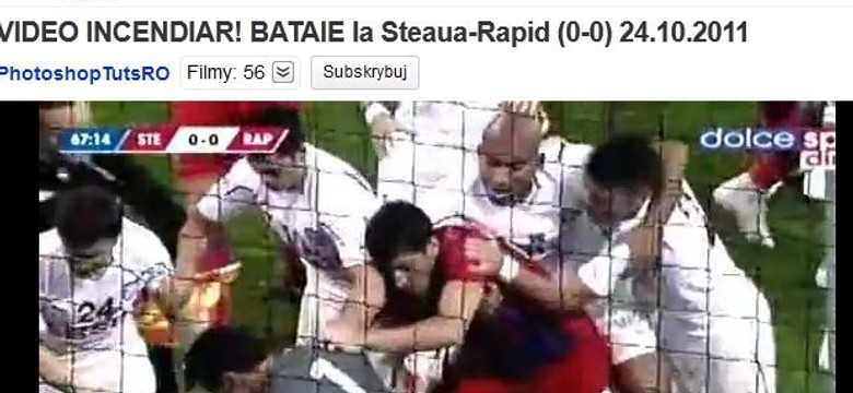 Rywale Legii pobili się w derbach Bukaresztu. Zobacz wideo