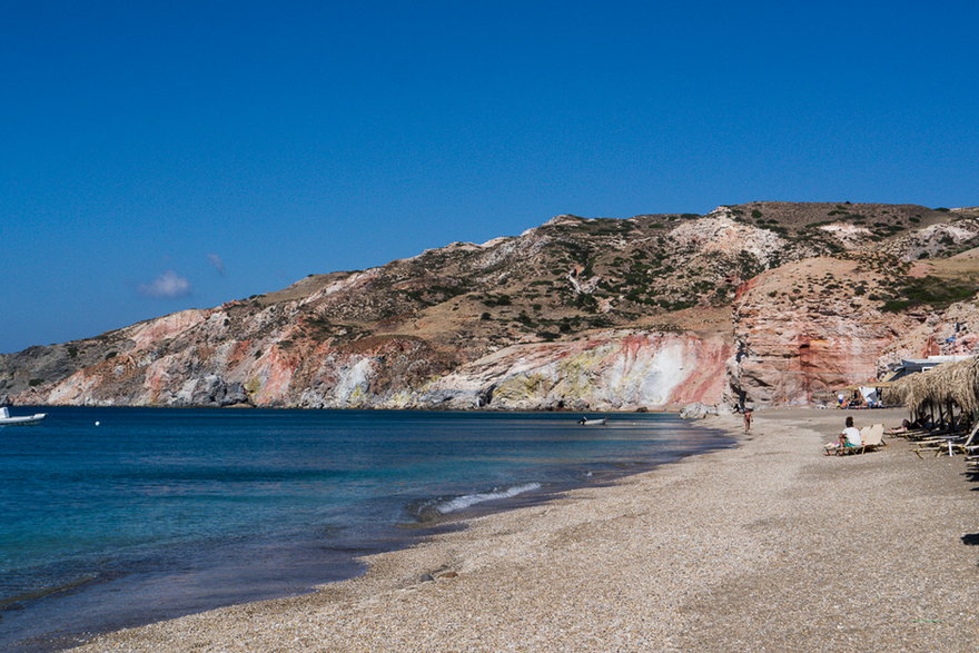 Milos - plaża Firiplaka