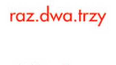 Raz. Dwa. Trzy. Fragment książki