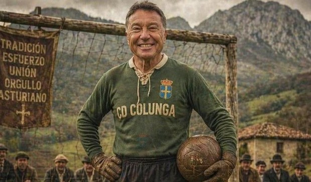 Slika Mateosa Gonzalesa urađena veštačkom inteligencijom | Foto: CD Colunga