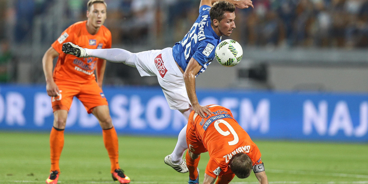 Pilka nozna. Ekstraklasa. Bruk-Bet Termalica Nieciecza - Lech Poznan. 19.08.2016