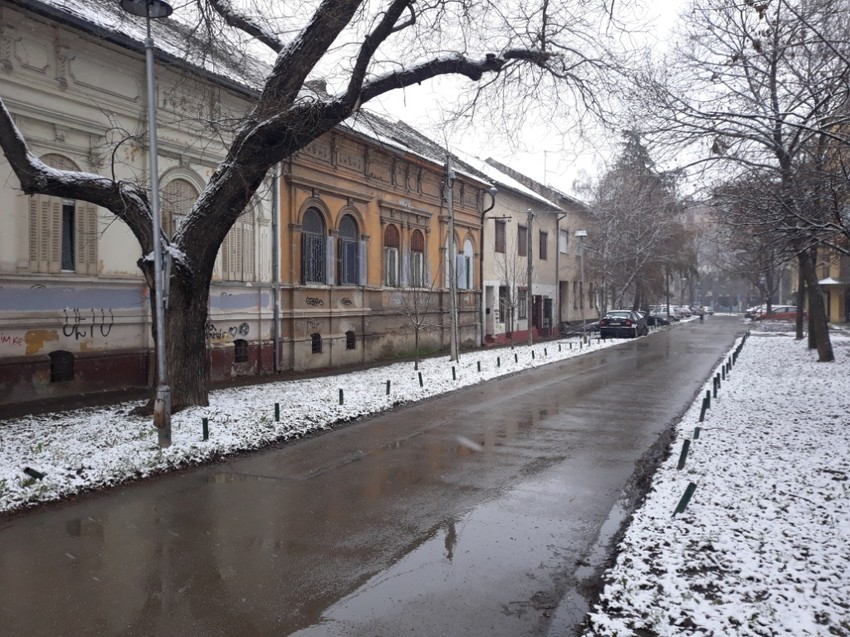 Sneg u Novom Sadu se nije zadržao na kolovozima