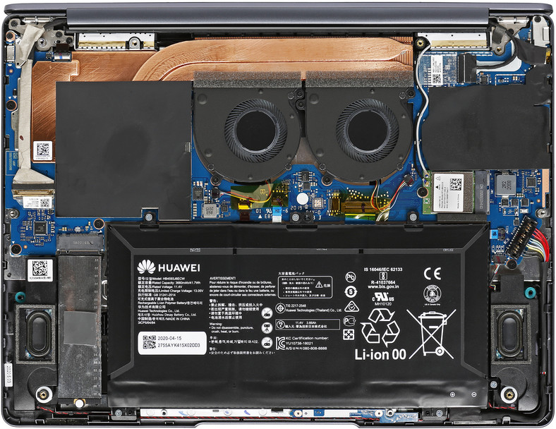 Huawei MateBook 13 (AMD) – wnętrze 