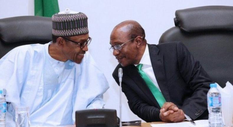 President Muhammadu Buhari and the CBN Governor, Mr. Godwin Emefiele