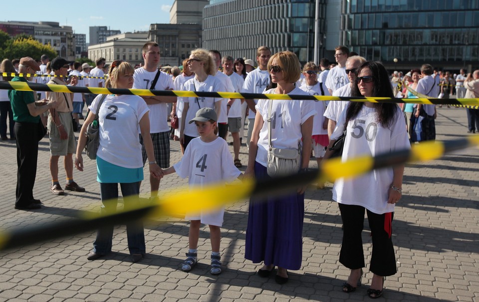 WARSZAWA HAPPENING KATASTROFA SMOLEŃSKA