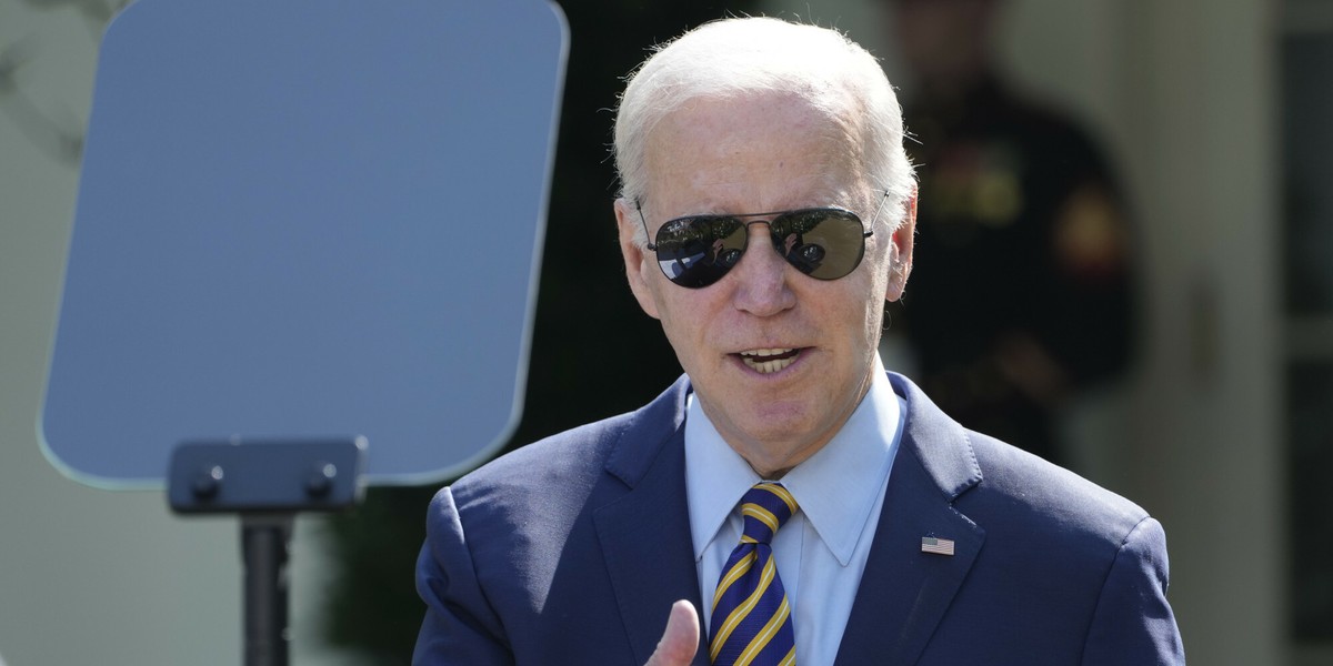 Amerykański prezydent Joe Biden.