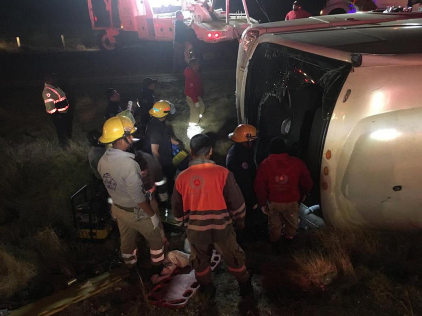 Wypadek autobusu. Nie żyje jedenaście osób, w tym troje dzieci