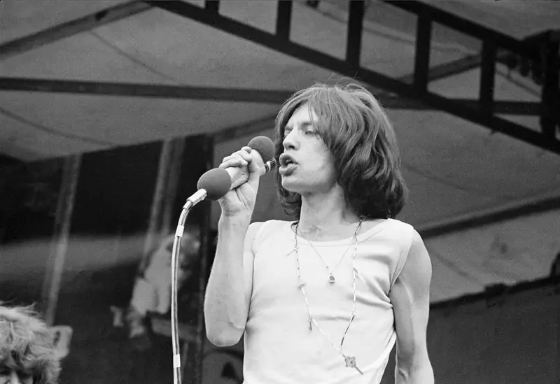 Mick Jagger w 1969 roku