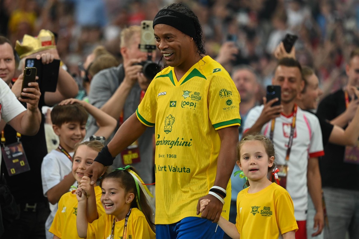 Ronaldinho i inne gwiazdy. Oni zagrali na Stadionie Śląskim [ZDJĘCIA]