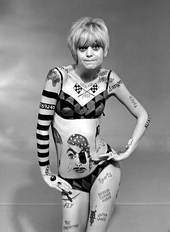 Goldie Hawn w serialu "Laugh In"