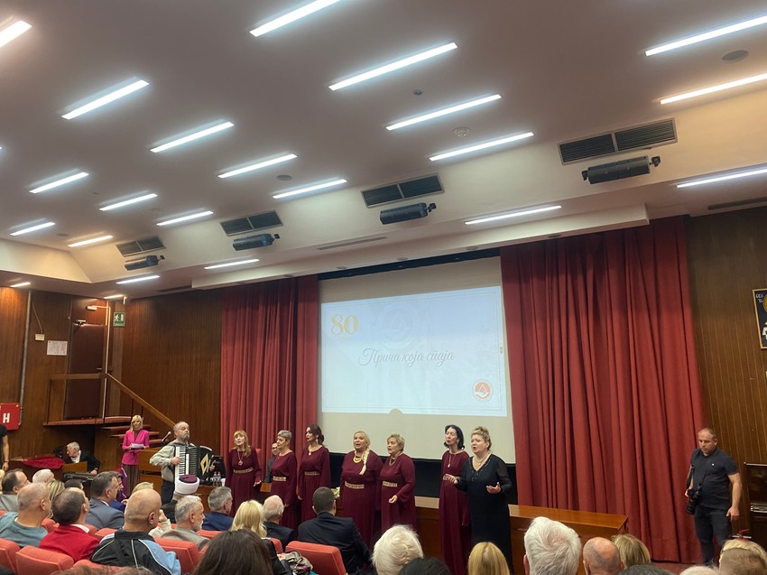 U programu obeležavanja velikog jubileja učestvovao je hor KUD-a "Abrašević"
