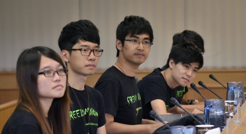 Yvonne Leung (L) was a leader of the 2014 protests but has since been less public in the reform movement