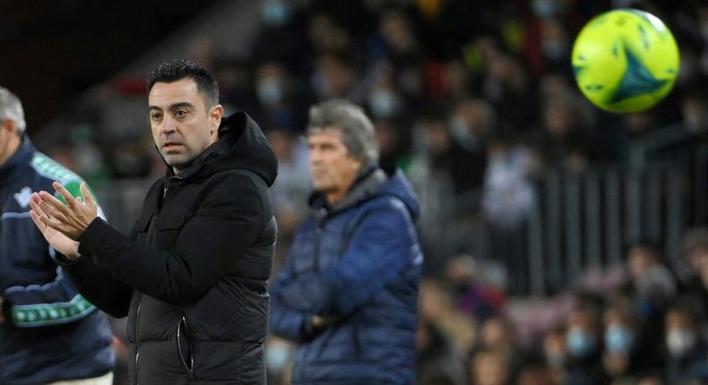 Barcelona suffered their first defeat under new coach Xavi Hernandez on Saturday when they lost to Real Betis Creator: LLUIS GENE