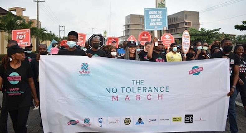 WARIF creates awareness for gender based violence with 3rd annual No Tolerance March 2021