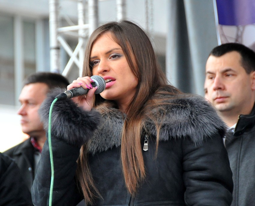 Milica Đurđević, PR pokreta "Zavetnici" i nosilac izborne liste