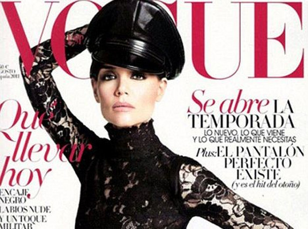 Odmieniona Katie Holmes na okładce Vogue