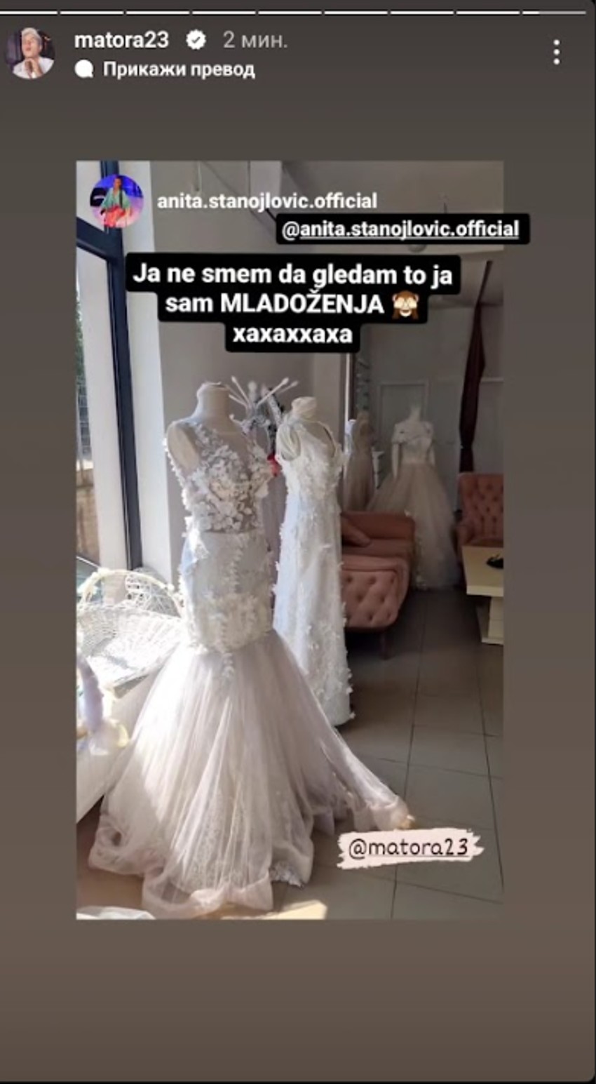 Matora i Anita se spremaju za svadbu