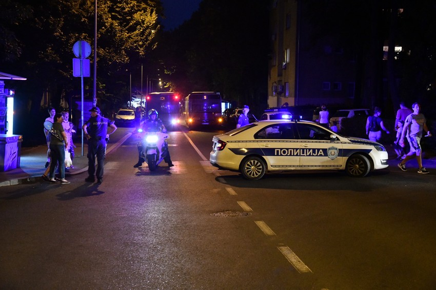 Mesto nesreće na Karaburmi