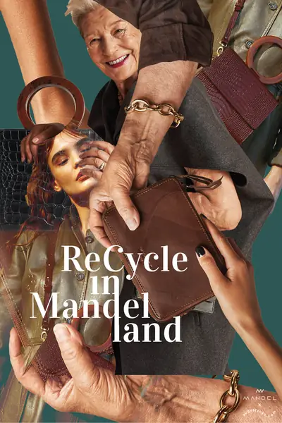 Kolaże Augustynki z okazji startu konceptu ReCycle by Mandel