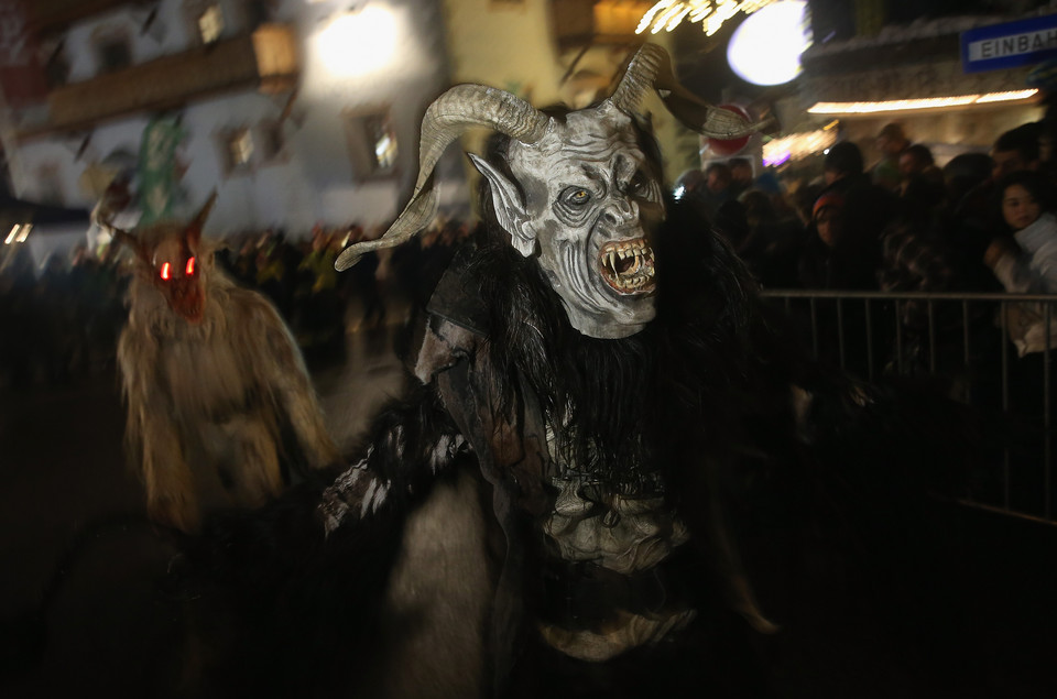 Krampuslauf w Austrii