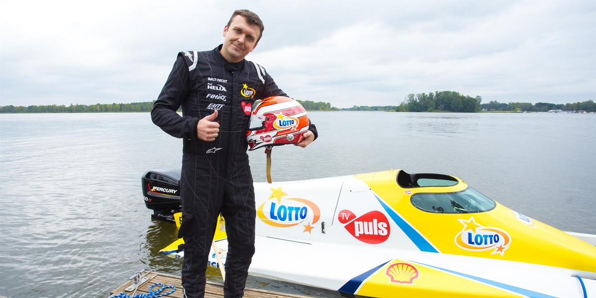 Bartłomiej Marszałek to jedyny Polak w elitarnej Formule 1 H2O.