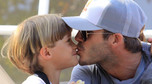 David Beckham z synem Romeo (8 l.)