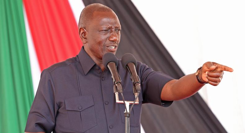 President William Ruto speaking in Busia on Saturday August 26, 2023