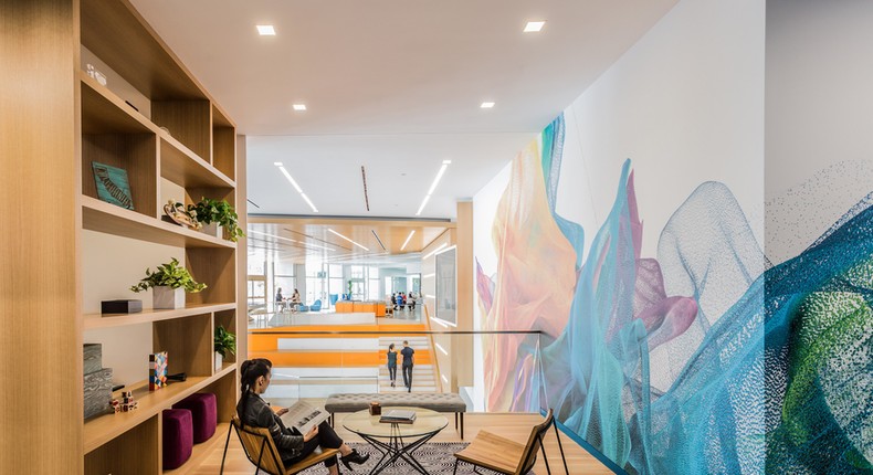 Take a look inside Adobe's colorful headquarters.