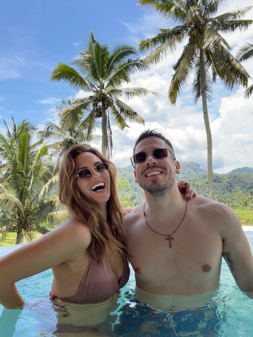 Nikola Rokvić i Bojana Barović na Baliju 