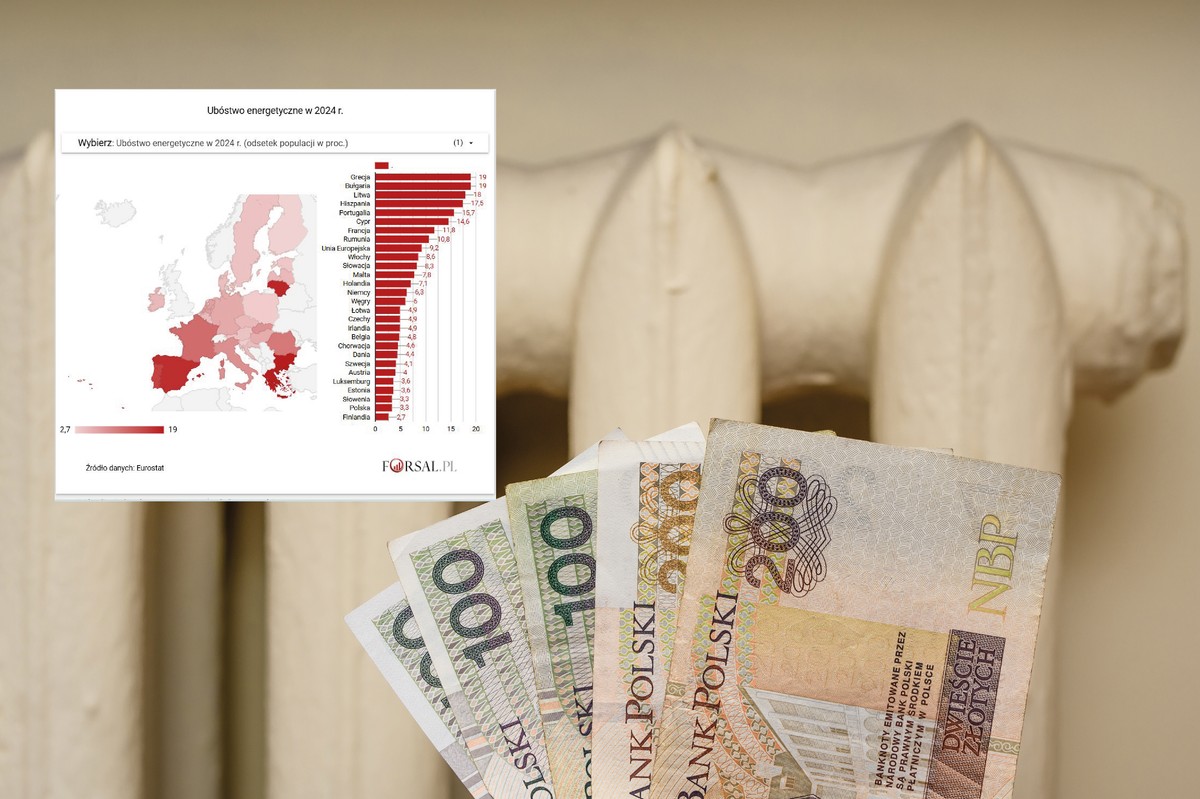 Ubóstwo energetyczne w 2024 r. w krajach UE