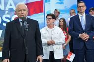 Jarosław Kaczyński, Beata Szydło, Mateusz Morawiecki