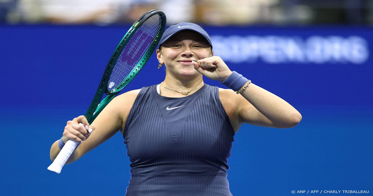 Anisimova bereikt kwartfinales US Open en treft Swiatek