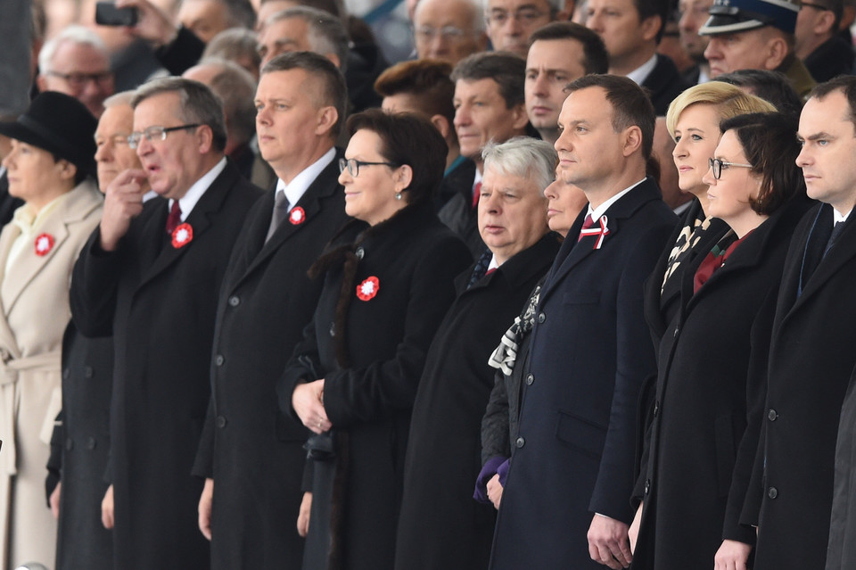 Polscy politycy pod Grobem Nieznanego Żołnierza