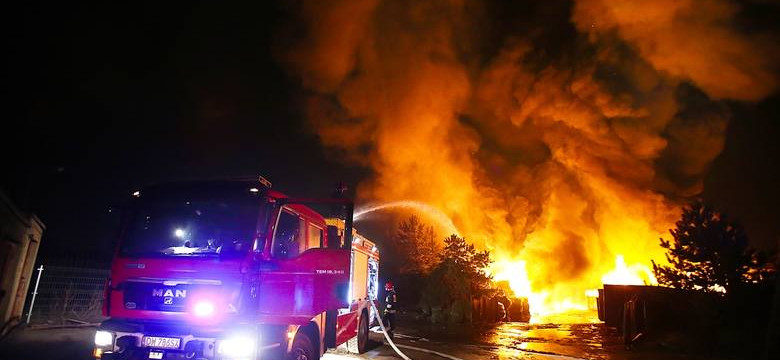 Onet24: pożar hali we Wrocławiu