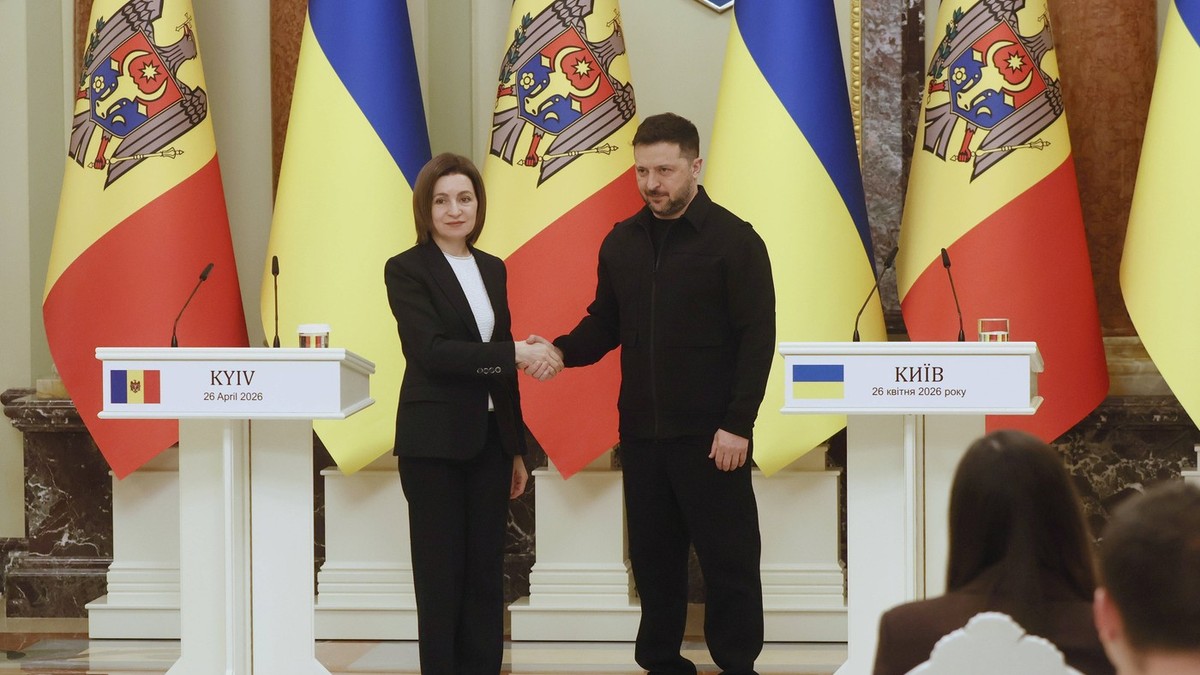 Volodimir Zelenski i Maja Sandu