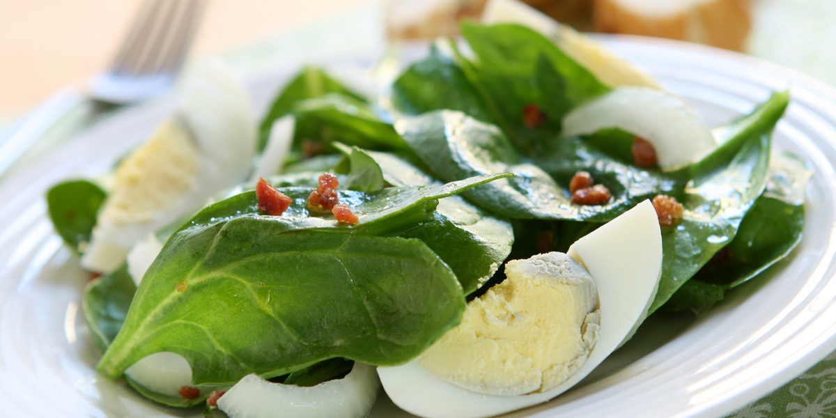 Warm Spinach Salad