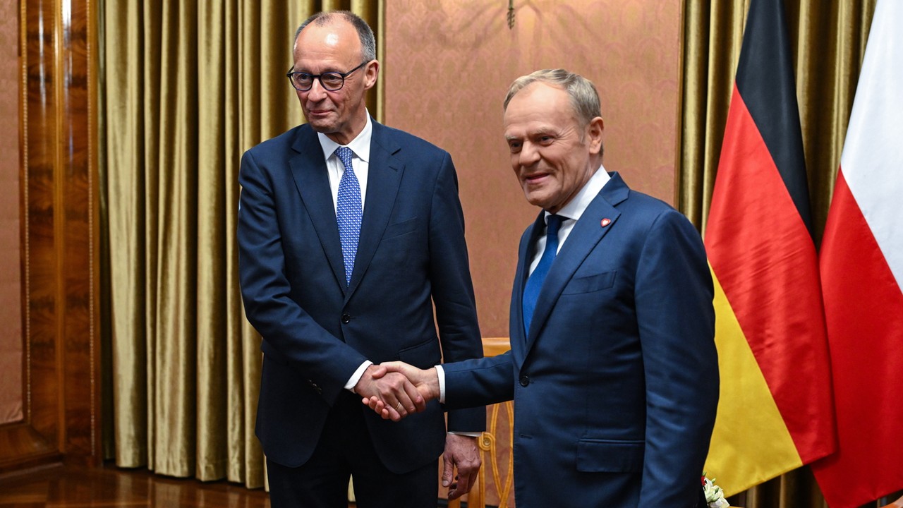 Friedrich Merz w Warszawie. Tusk: temat migracji wywołuje uzasadnione lęki