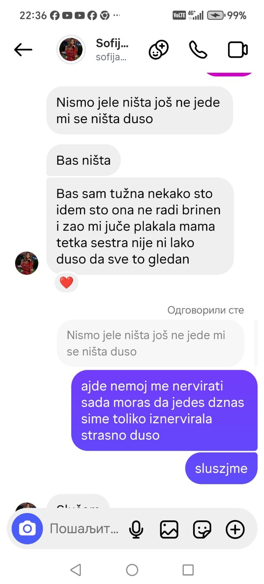 Sofija je ovako podnosila raport čika Danetu, osvanule poruke: Nismo ništa jele