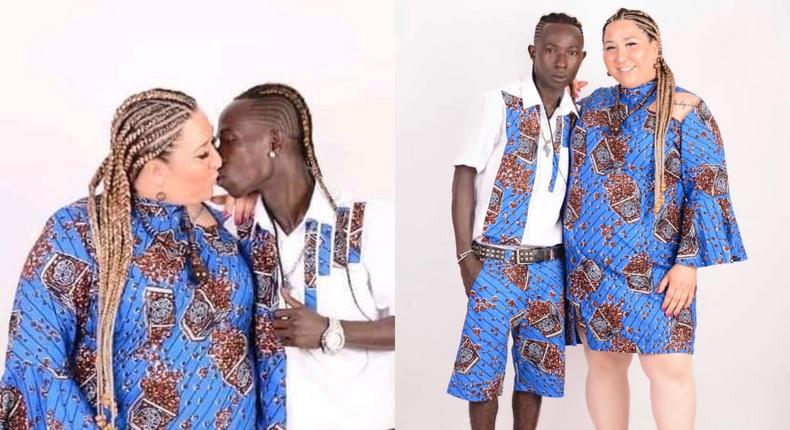 Patapaa with his girlfriend