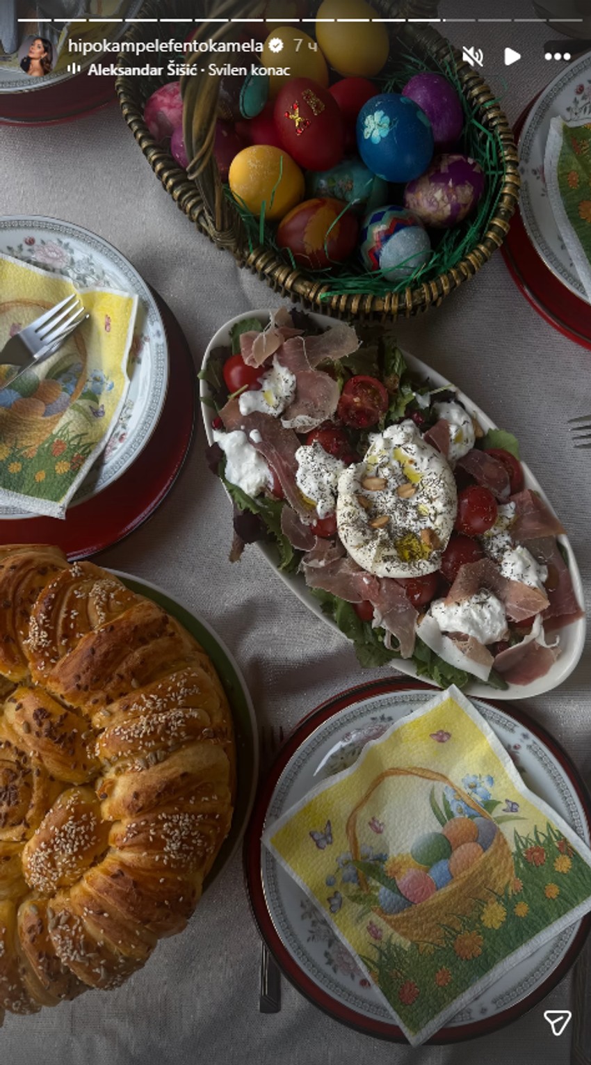 Dragana Mićalović - ukršnja trpeza