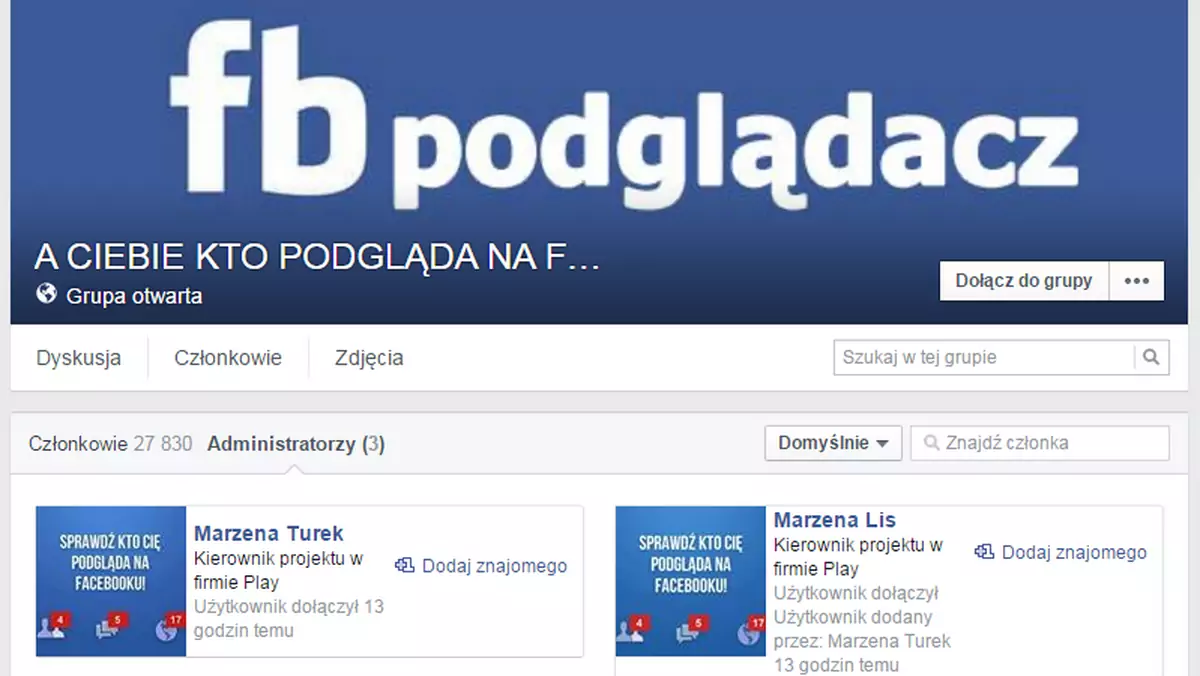 "Sprawdź kto cię podgląda na Facebooku!" - stare metody oszustów wciąż zaskakująco skuteczne