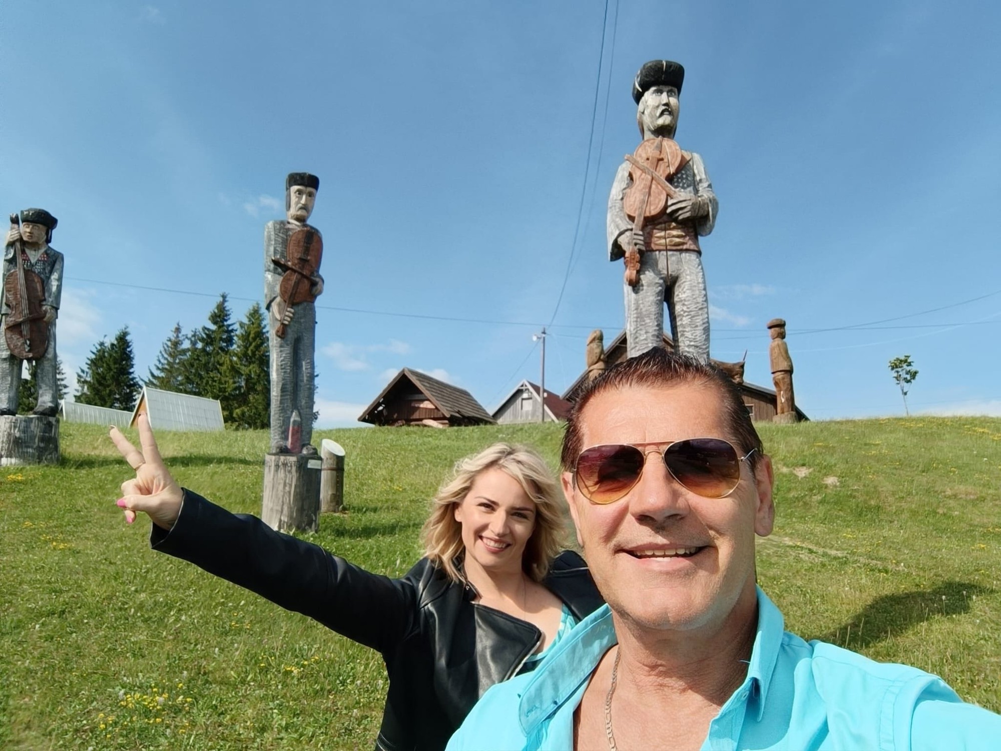 Spevák Otto Weiter s manželkou Petrou.